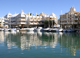 Image showing luxury marina