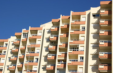 Image showing large apartment block