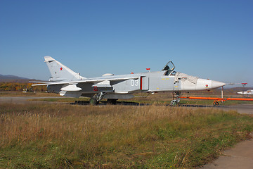 Image showing Military jet bomber