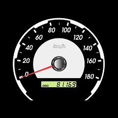 Image showing car speedometers for racing design.