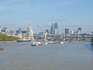 Image showing River Thames in London