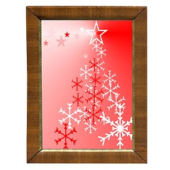 Image showing Christmas tree illustration