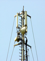 Image showing Telecommunication aerial tower