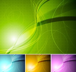 Image showing Colourful stylish backgrounds