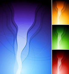 Image showing Colourful stylish backgrounds