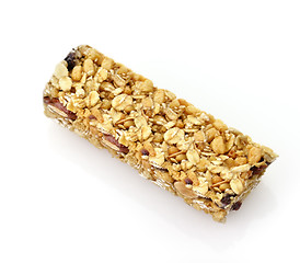 Image showing Healthy cranberry snack bar