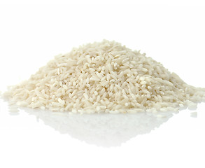 Image showing raw white rice