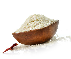 Image showing raw white rice
