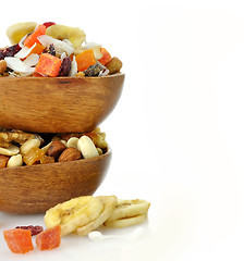 Image showing mixed dried fruit, nuts and seeds