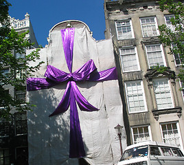 Image showing Gift-Wrapped House