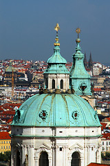 Image showing prague roof top view