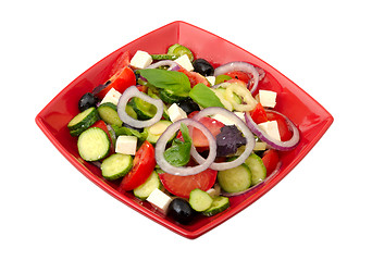 Image showing salad on a plate