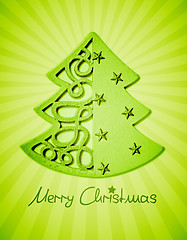 Image showing green christmas