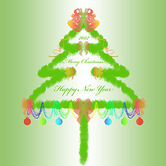 Image showing Merry Christmas and Happy New year