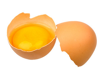 Image showing broken egg