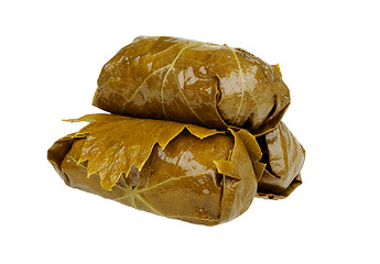 Image showing Dolmas On White