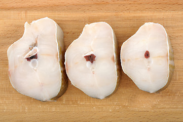 Image showing cod steaks