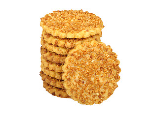Image showing stack of cookies