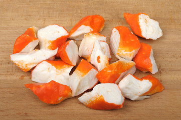 Image showing imitation crab meat