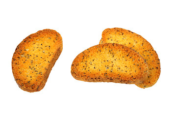 Image showing crackers with poppy seeds