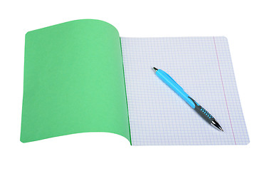 Image showing Notebook and pen