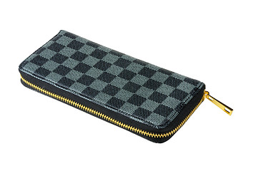 Image showing Checkered purse