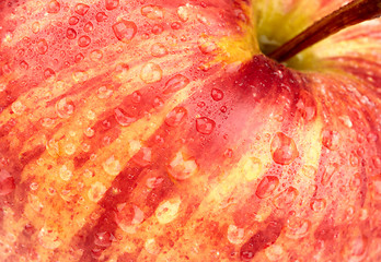 Image showing background of a red apple