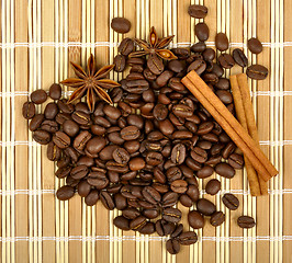 Image showing coffee and spices