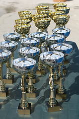 Image showing Championship cups