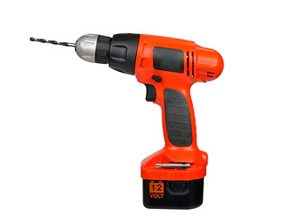 Image showing Cordless drill