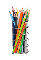 Image showing colour pencils