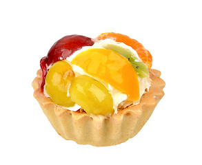 Image showing cake with fruit