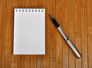 Image showing pen and notebook