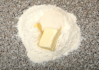 Image showing dough cooking process 