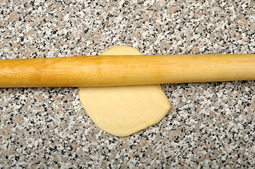 Image showing rolled out dough