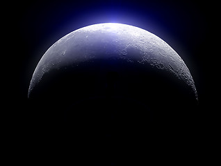 Image showing Half moon