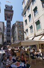 Image showing Elevador de Santa Justa (Elevador do Carmo)