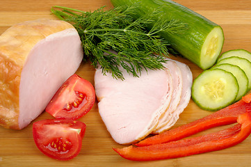 Image showing meat and vegetables