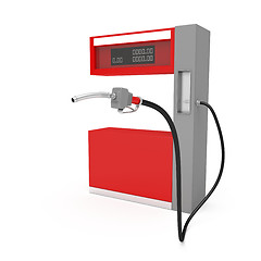 Image showing Fuel pump on white background