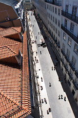 Image showing Rua do Carmo, Lisbon