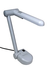 Image showing gray desk lamp