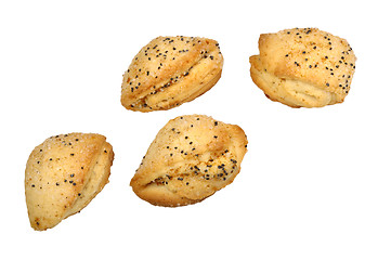 Image showing biscuits with poppy seeds
