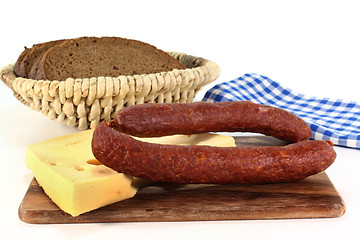 Image showing Alpine salami