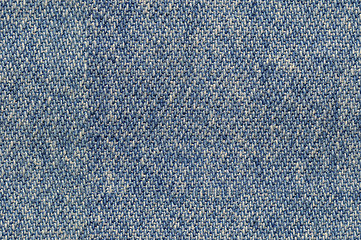 Image showing Blue denim fabric background seamlessly tileable