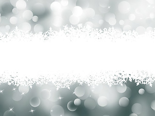 Image showing Christmas abstract bokeh card. EPS 8
