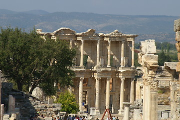 Image showing ancient ruins in Ephesus