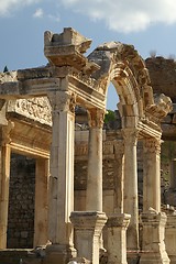 Image showing ancient ruins in Ephesus