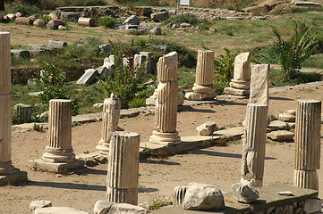 Image showing ancient ruins in Ephesus