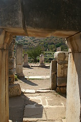 Image showing ancient ruins in Ephesus