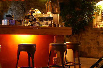 Image showing Romantic cafe